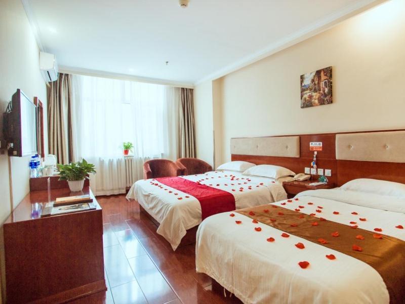 Greentree Inn Hebei Zhangjiakou Zhangbei Caoyuantian Rd Zhangku Avenue Express Hotel 외부 사진
