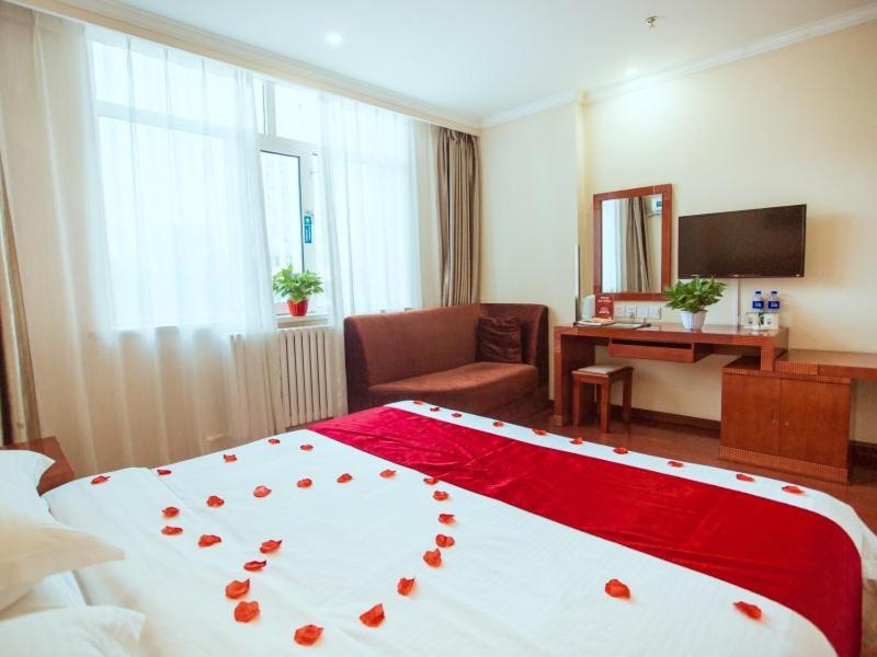 Greentree Inn Hebei Zhangjiakou Zhangbei Caoyuantian Rd Zhangku Avenue Express Hotel 외부 사진