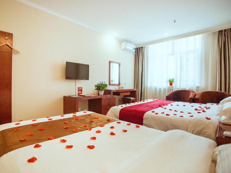Greentree Inn Hebei Zhangjiakou Zhangbei Caoyuantian Rd Zhangku Avenue Express Hotel 외부 사진